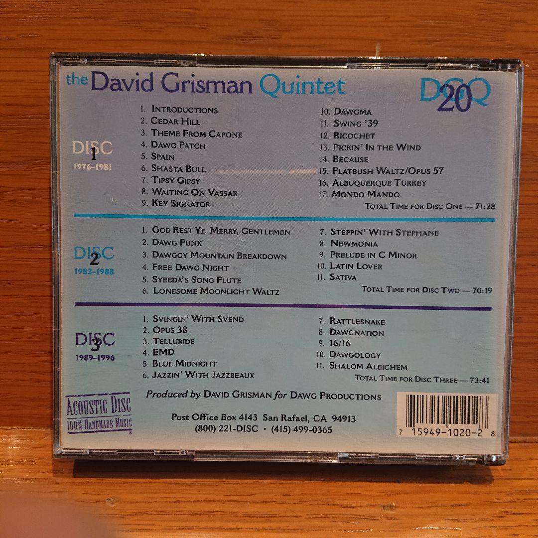 洋楽 D20Q: the David Grisman Quintet