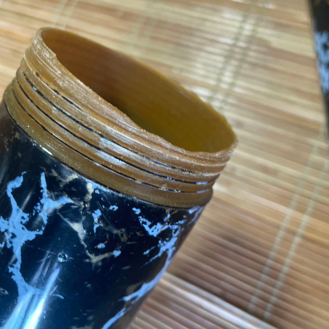 組立式ディジュリドゥ 黒白模様 管楽器