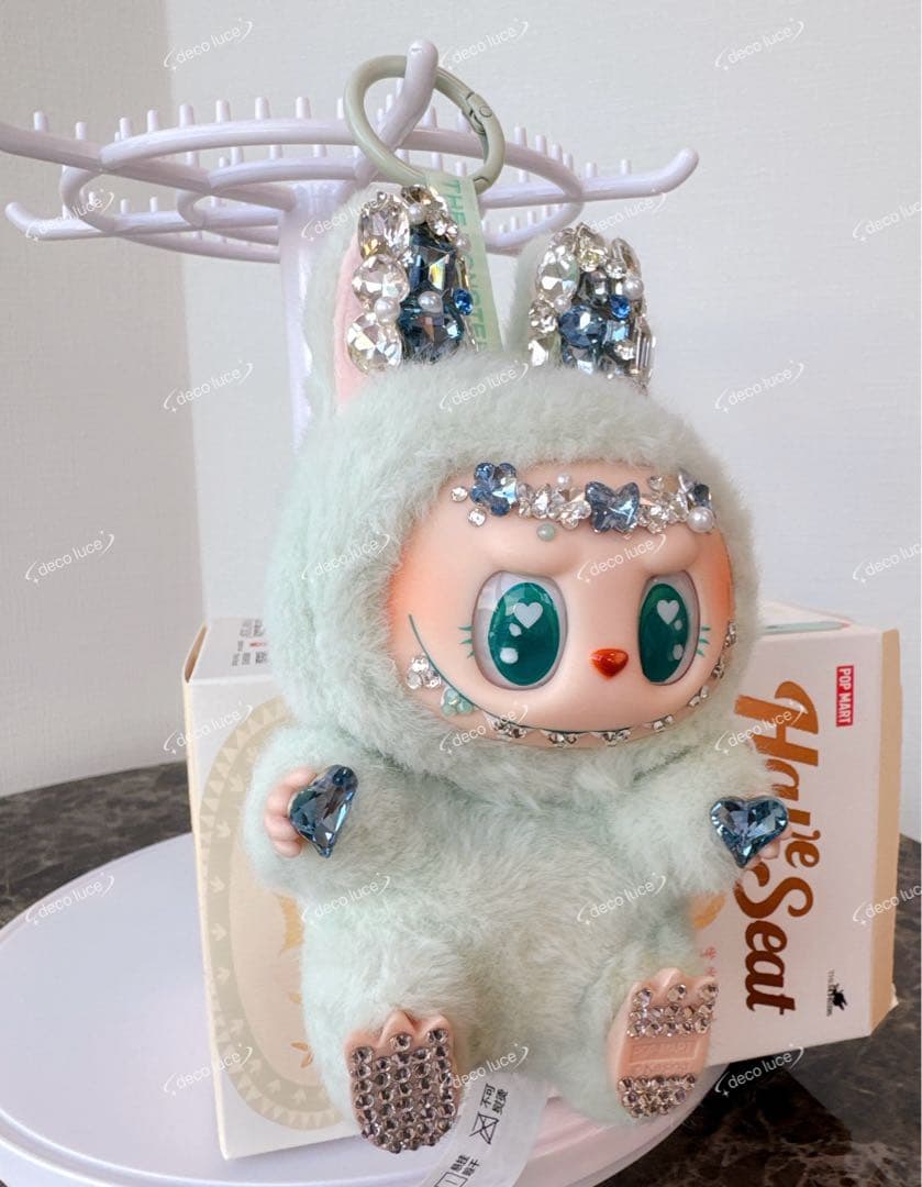 スワロフスキー　デコレーション ラブブ マカロン　ソイミルク　シート　クク