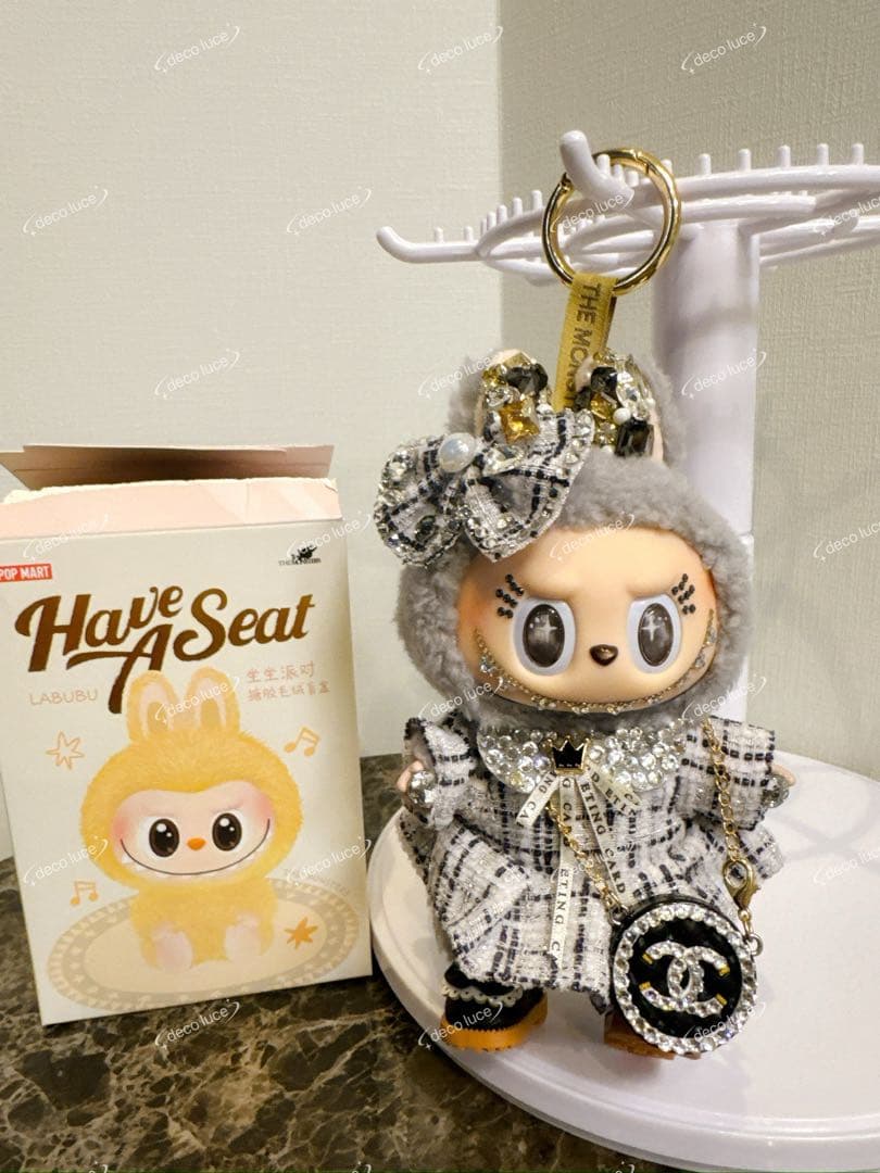 スワロフスキー　デコレーション ラブブ マカロン　ソイミルク　シート　クク