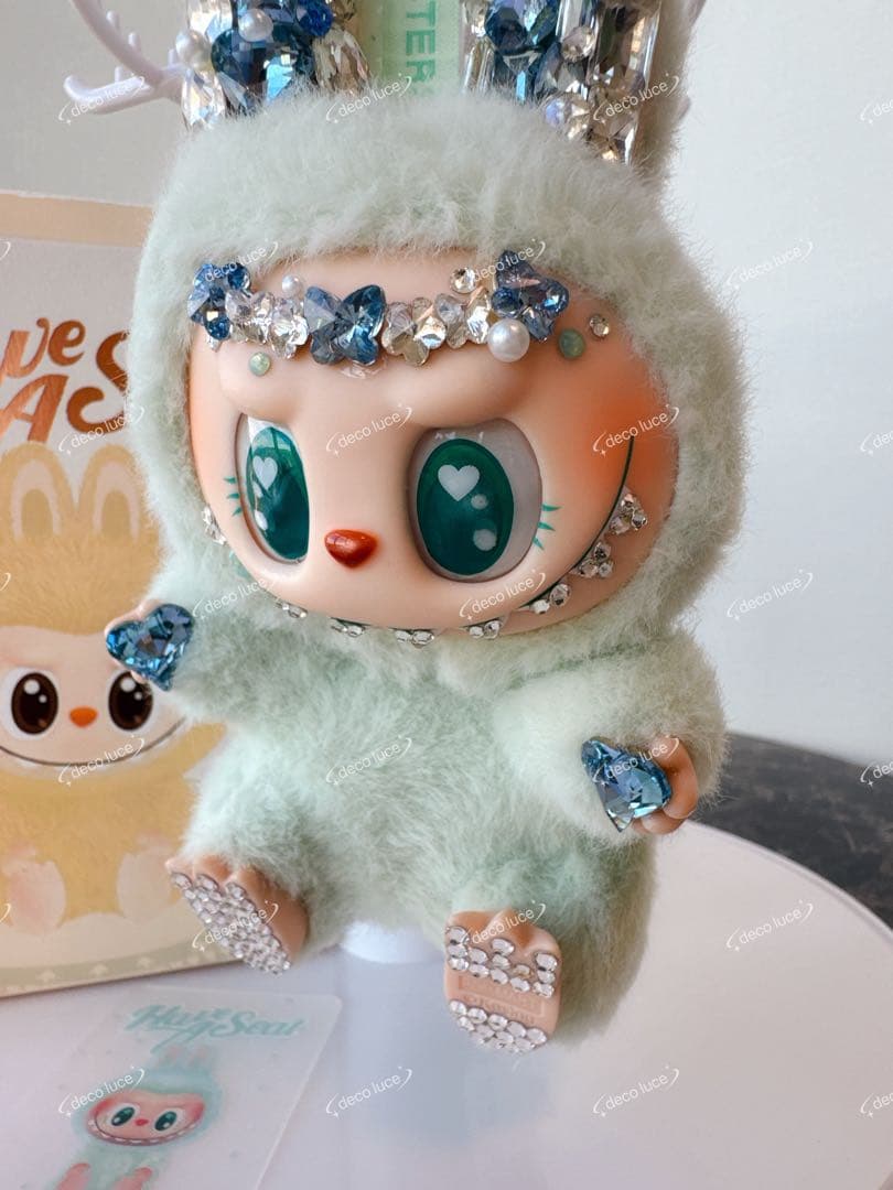 スワロフスキー　デコレーション ラブブ マカロン　ソイミルク　シート　クク