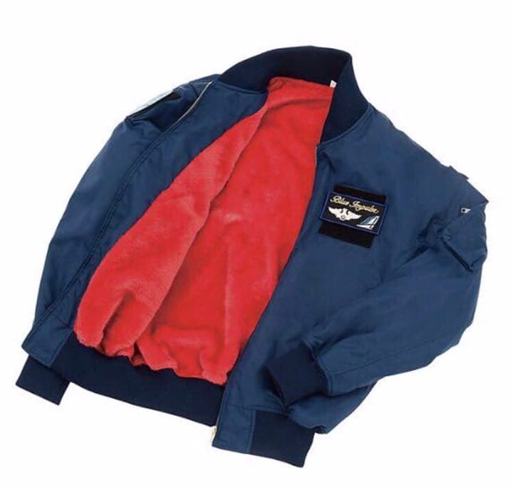 レア 希少 ブルーインパルス 松島基地帰還記念サーモライト ブルゾン ジャケット