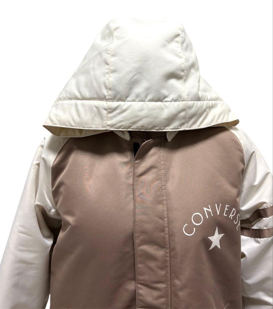 新品スキースノボウェア150コンバース上下セパレートセットサイズ調整可能男女兼用