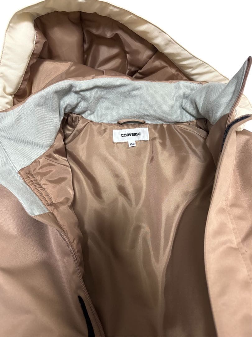 新品スキースノボウェア150コンバース上下セパレートセットサイズ調整可能男女兼用