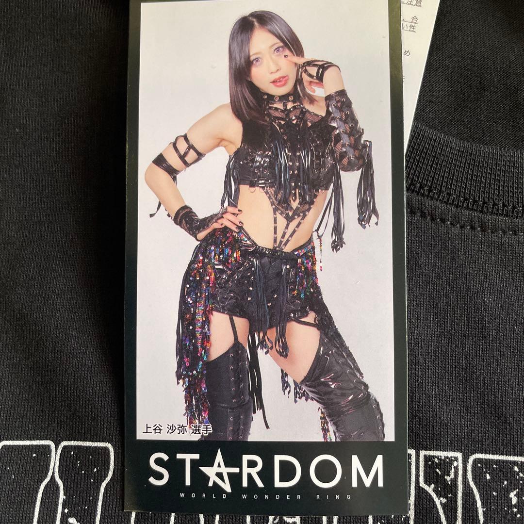 L　スターダム　上谷沙弥　Tシャツ　ストラップ付　H.A.T.E