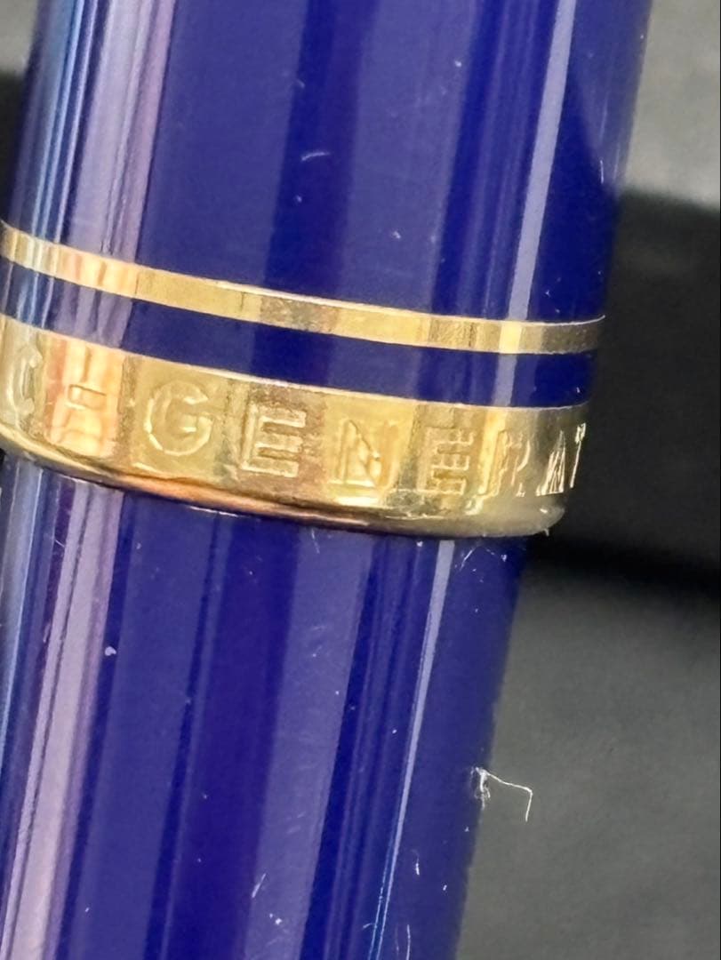 14K モンブラン 希少 レア　万年筆　ジェネレーション ブルー