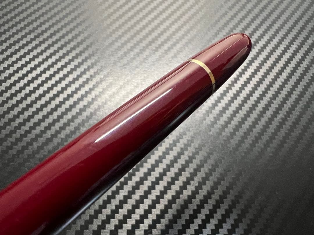 モンブラン 万年筆 未使用に近い 145 ボルドー EF 極細字
