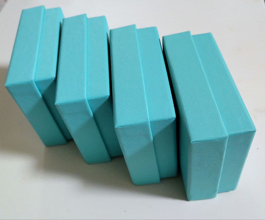 ♥新品未使用♥現行品 ティファニー空箱 Tiffanyギフトボックス 4個セット