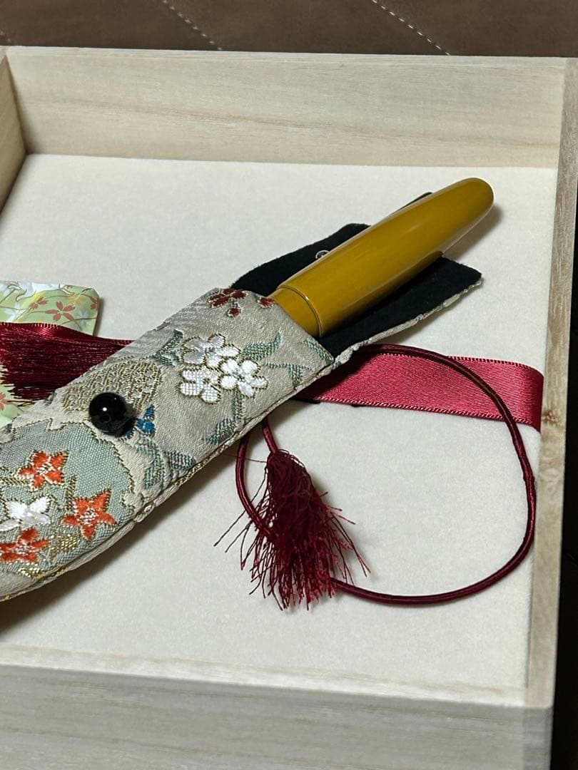 ワンチャー　誠漆・黄　将軍ニブペ　FUDE ふでdeまんねん　長原　18金