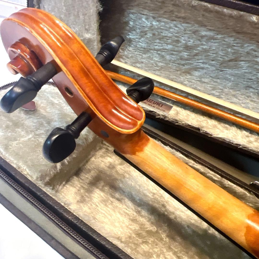 【極美品】SUZUKI NO.300 1/2 バイオリン 2002年製　美虎杢