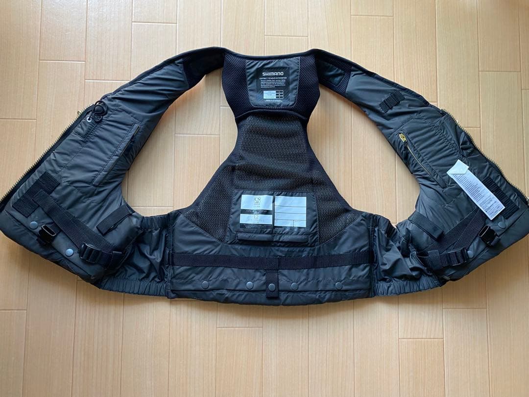 シマノ ネクサスフローティングベストEX ＶＦ-１２１Ｒ、サイズL・レッド