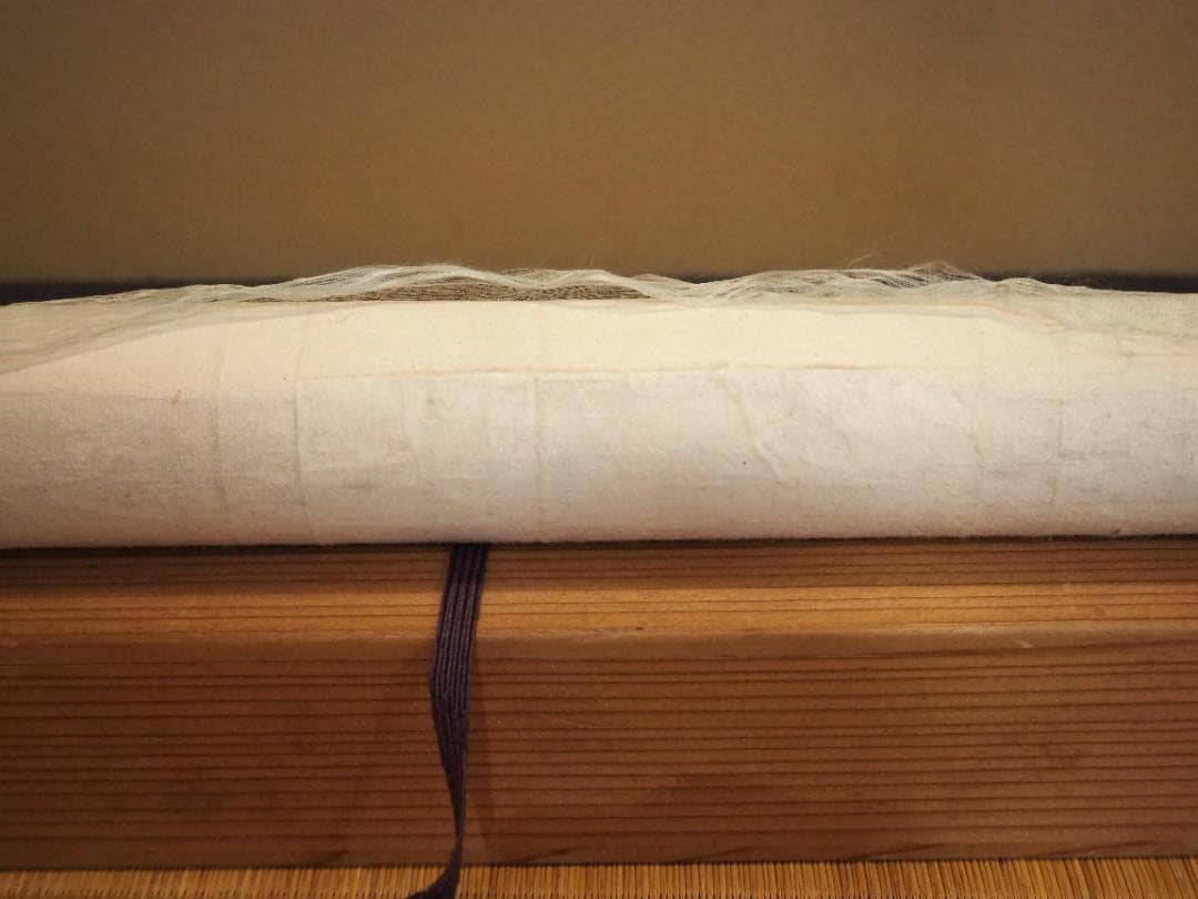 藪内流11世竹窓紹智自筆画賛『羽箒図』掛軸