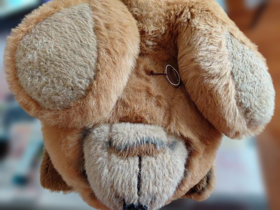 【三英】昭和 レトロ 特大 チャウチャウ ぬいぐるみ茶色の犬