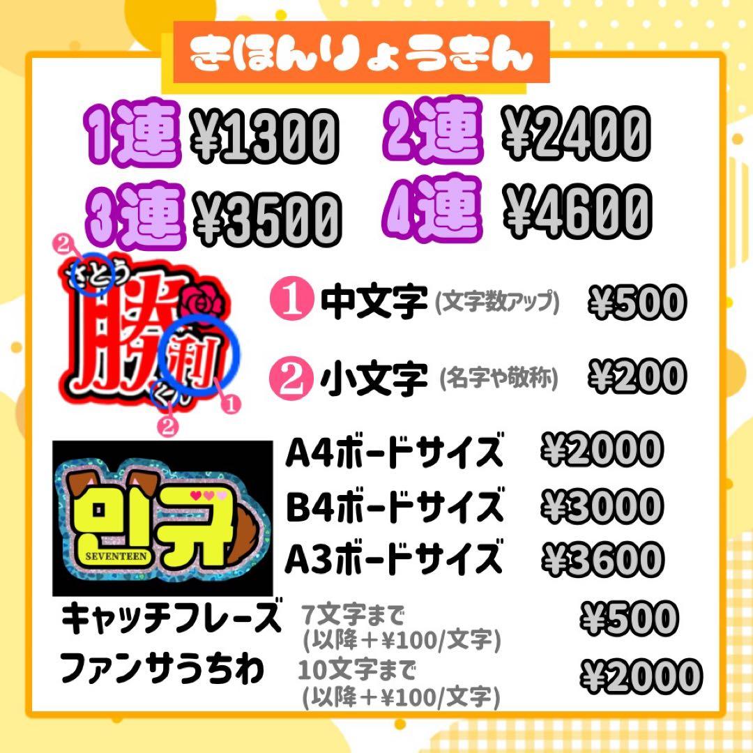 【1/24発】M♡様 うちわ文字 連結 折りたたみ オーダー 団扇屋さん ボード