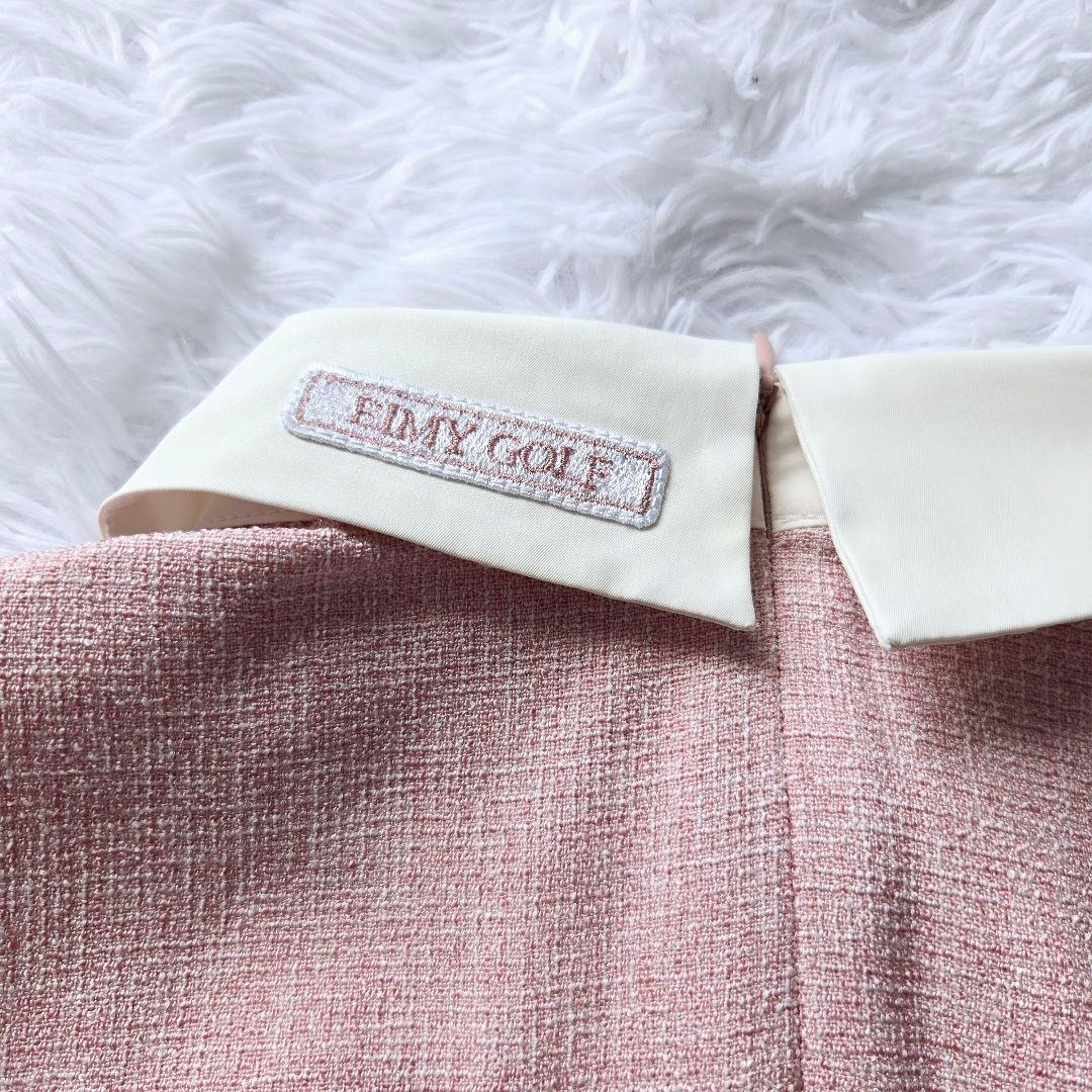 新品未使用 タグ付 eimy golf / エイミーゴルフ　ツイードセットアップ