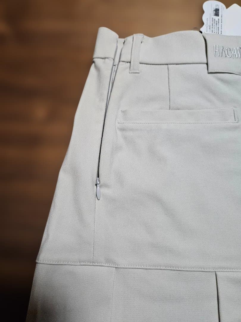 8Yardプリーツスカート Mサイズ ベージュ