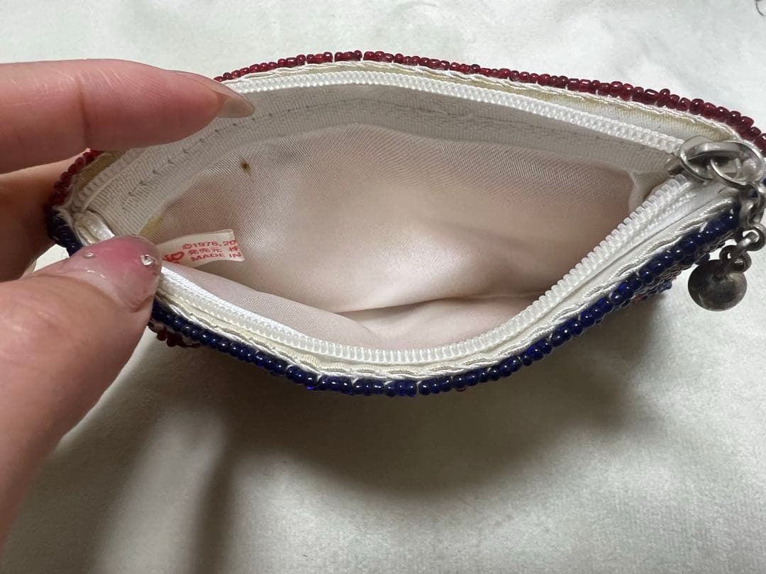 超レア★ハローキティ ユニオンジャック ビーズ小物入れ