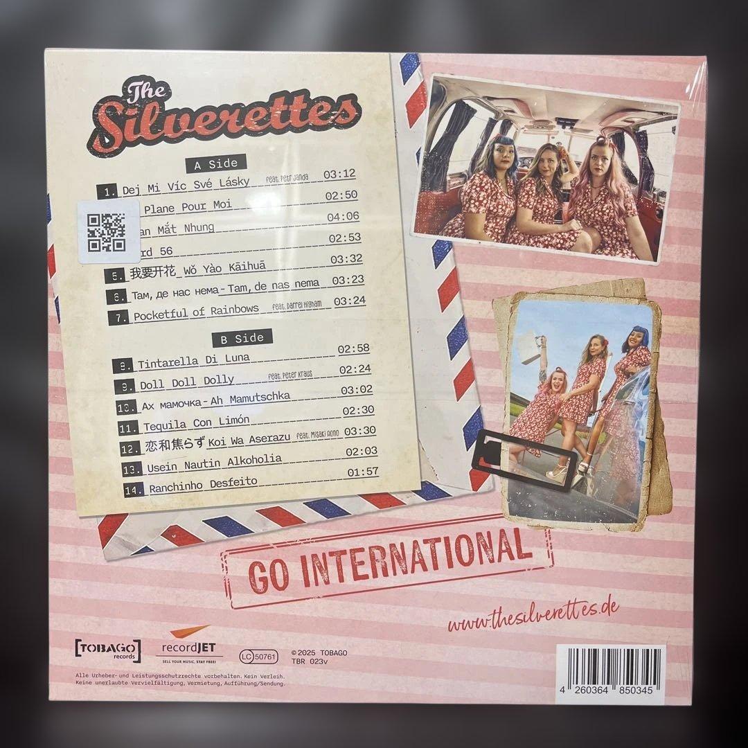 The Silverettes Go International レコード