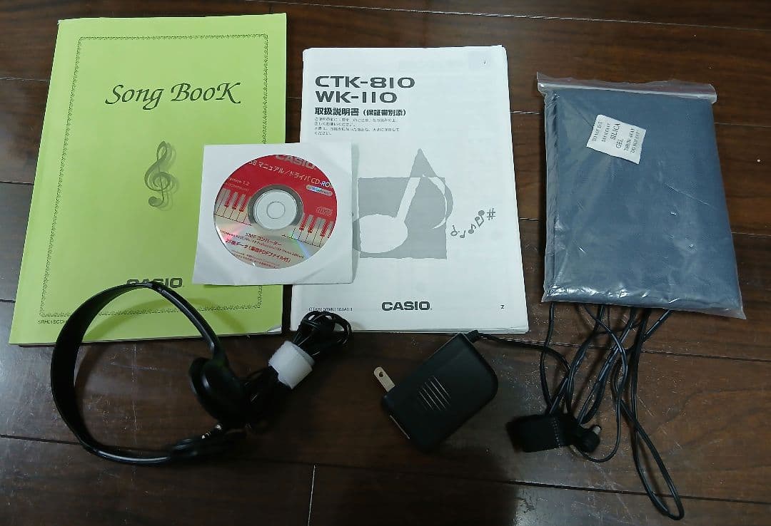 【カシオ】CTK-810 電子キーボード61鍵盤【付属品完備・Xスタンド付】