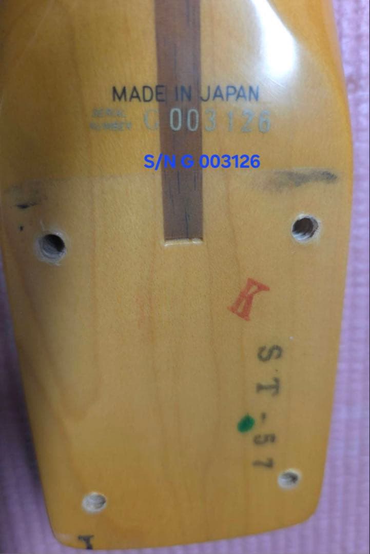 ⭐️Fender JAPAN ⭐️ST57-500ネックデイト1989/10/6