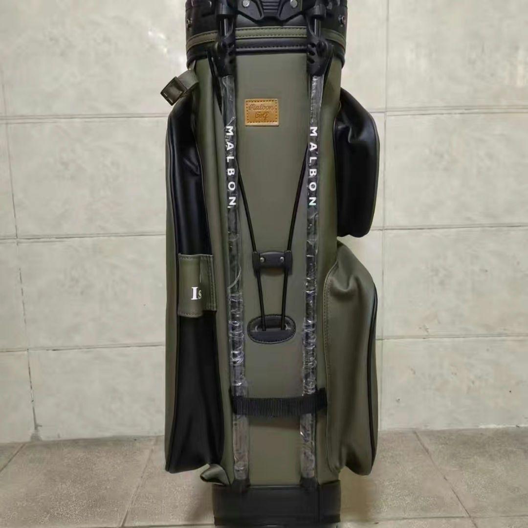 マルボン キャディバッグ グリーン スタンドゴルフバッグ キャディバッグ訳あり