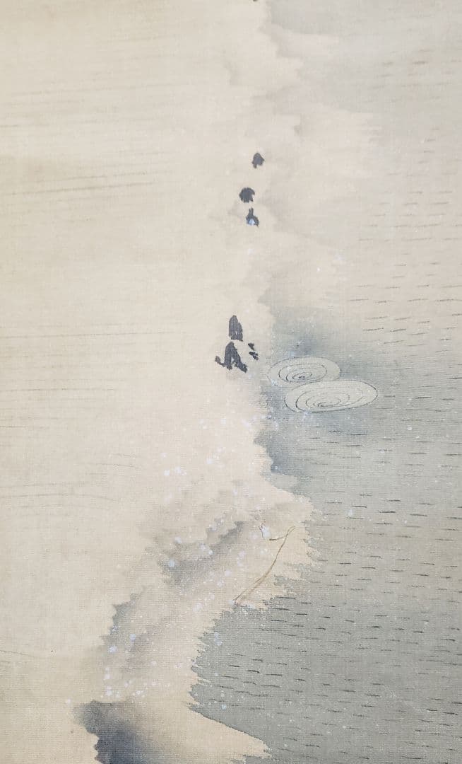 【大鳴門真景図】高原雅洲 975 渦潮　掛け軸　肉筆