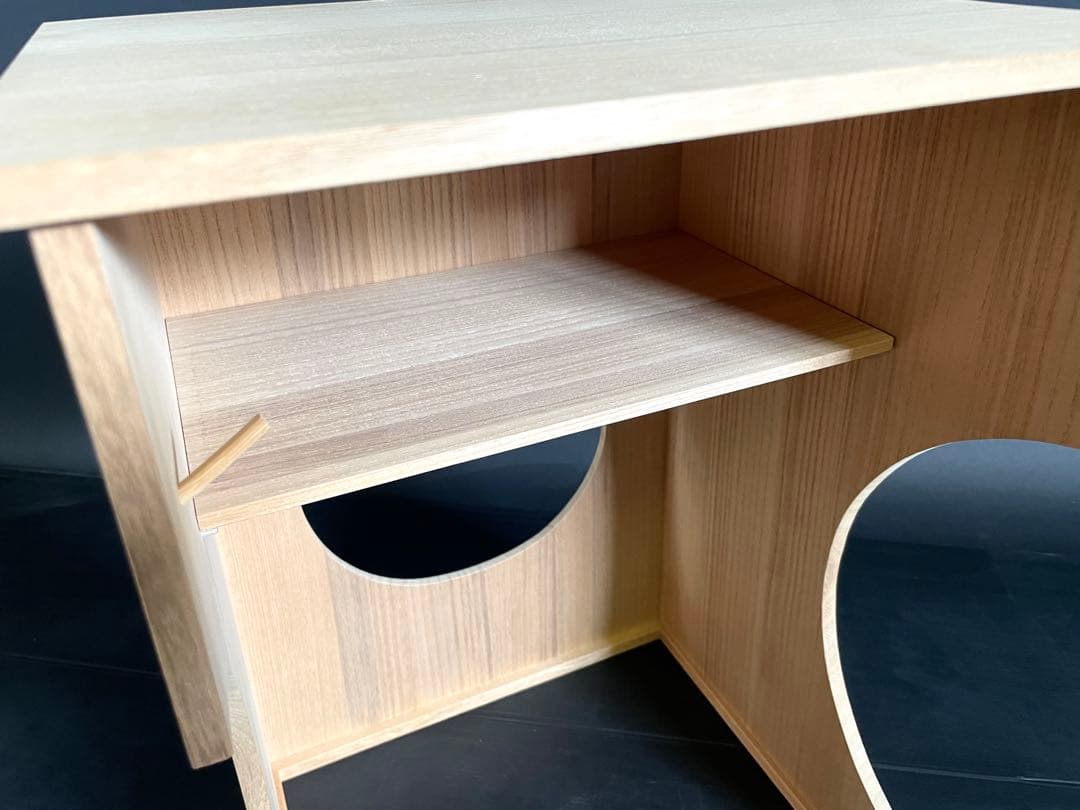 【美品】「母」 表千家 吸江斎好 抱清棚 木地師 可映 桐木地 元箱(212あ⑥