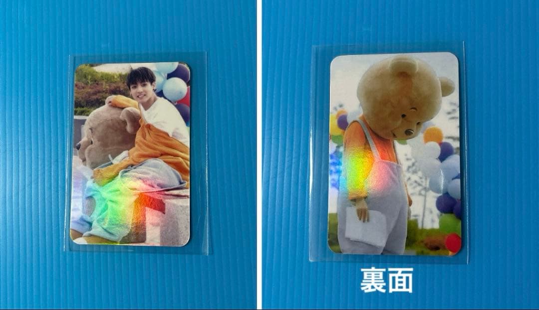 BTS Jungkookフィルムブックマーク・ホログラムフォトカード・ステッカー