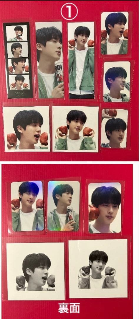 BTS Jungkookフィルムブックマーク・ホログラムフォトカード・ステッカー