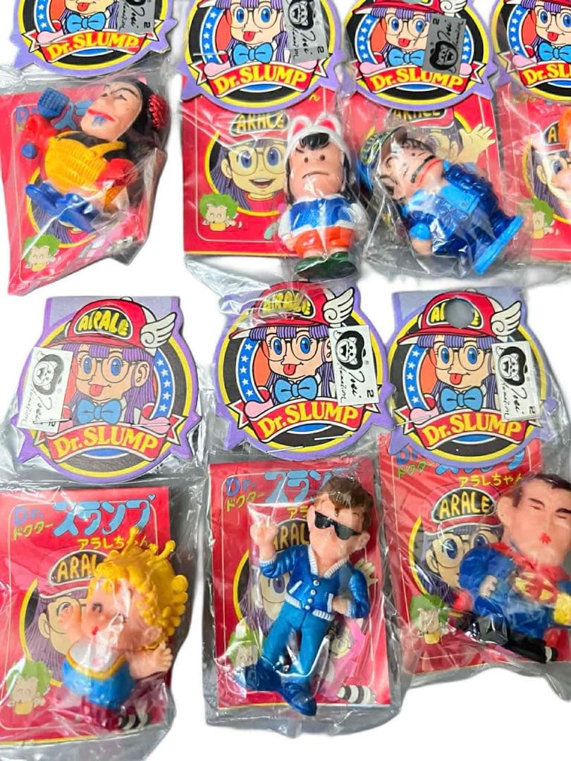 ★昭和レトロ★ポピー製　アラレちゃん消しゴム人形　影色15種　未開封品