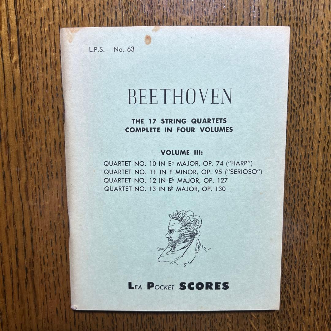 ベートーヴェン　スコア　日本コロムビア株式会社
