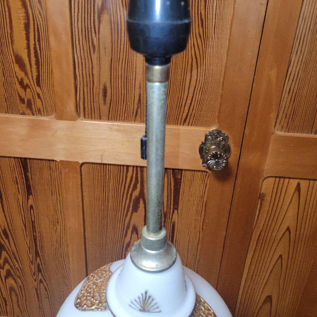 【長期保管品】スタンドライト 2灯式アンティークライト 昭和レトロ