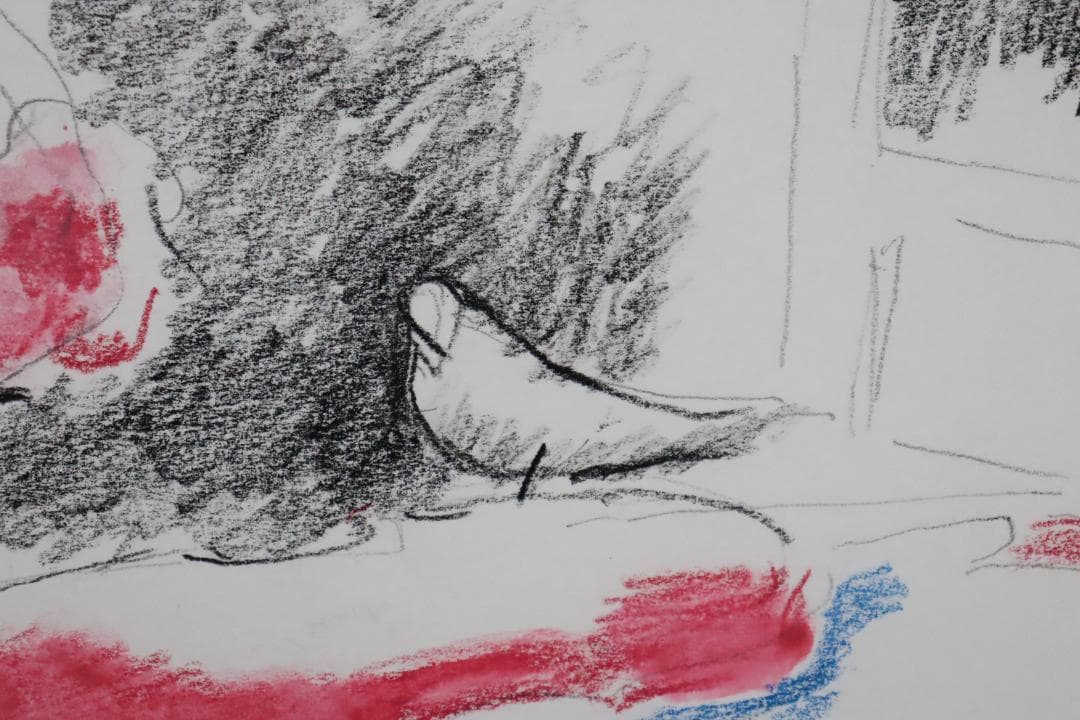 真作保証 ポール・ギヤマン 「馬に鳥に花にバイオリン」 肉筆 パステル画 希少品