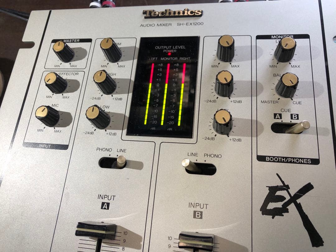 Technics テクニクス　SH-EX1200 予備CHフェーダー付属