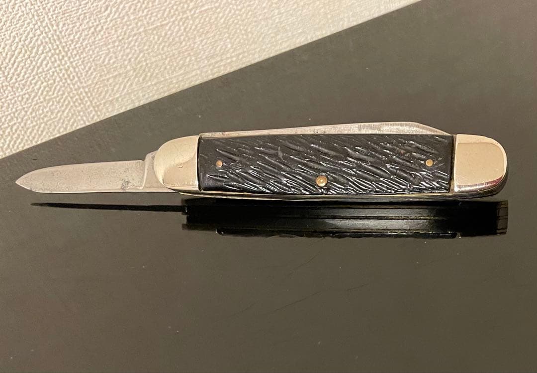 ハンマーブランド　2ブレイド　イコールエンド　アンティークナイフ