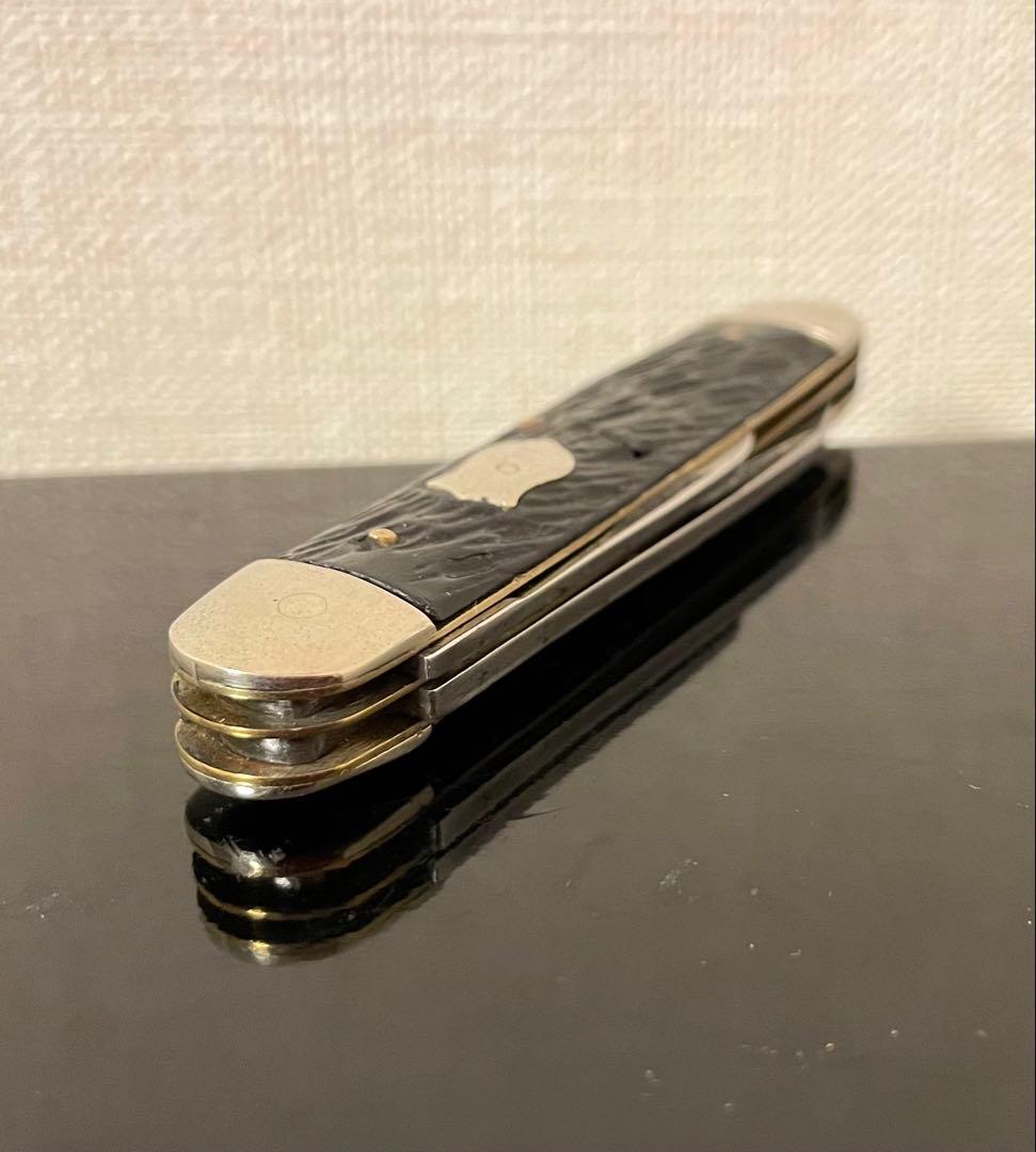 ハンマーブランド　2ブレイド　イコールエンド　アンティークナイフ