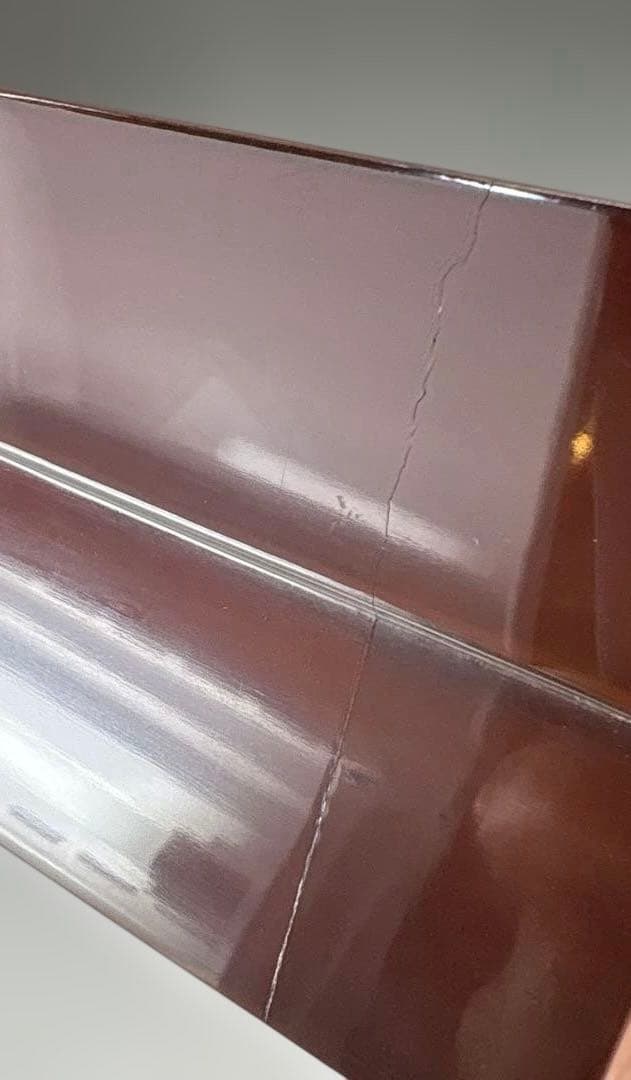 【茶道具】稲尾誠中斎造　生田神社松古材　炉縁（共箱）