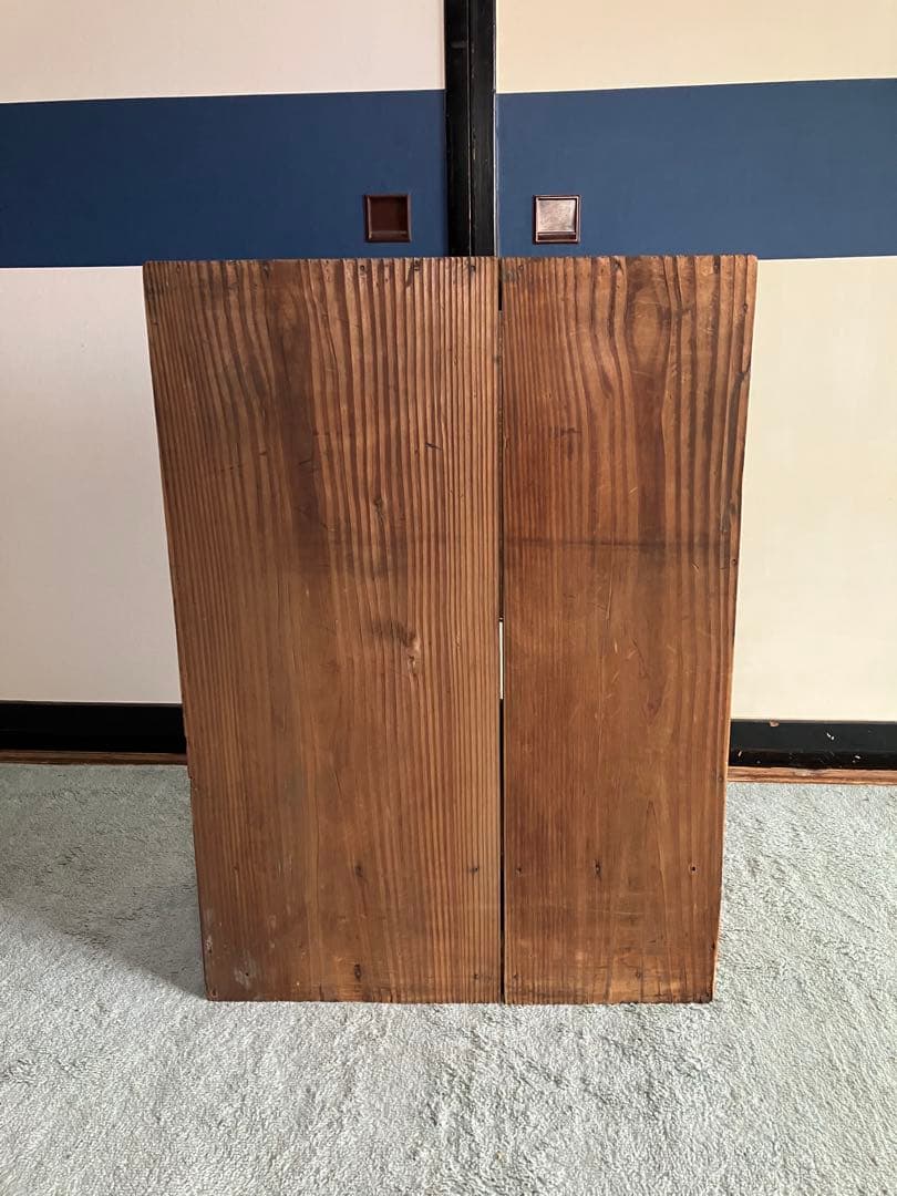 レトロ商品　木製ガラス扉収納　キャビネット　本棚　アンティーク家具