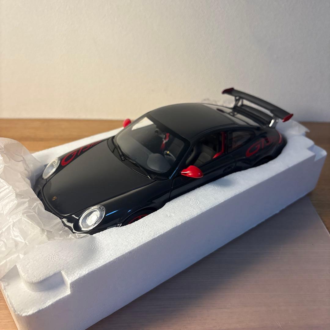 porsche ポルシェ　911 gt3 rs 1/18 ミニカー　グレー