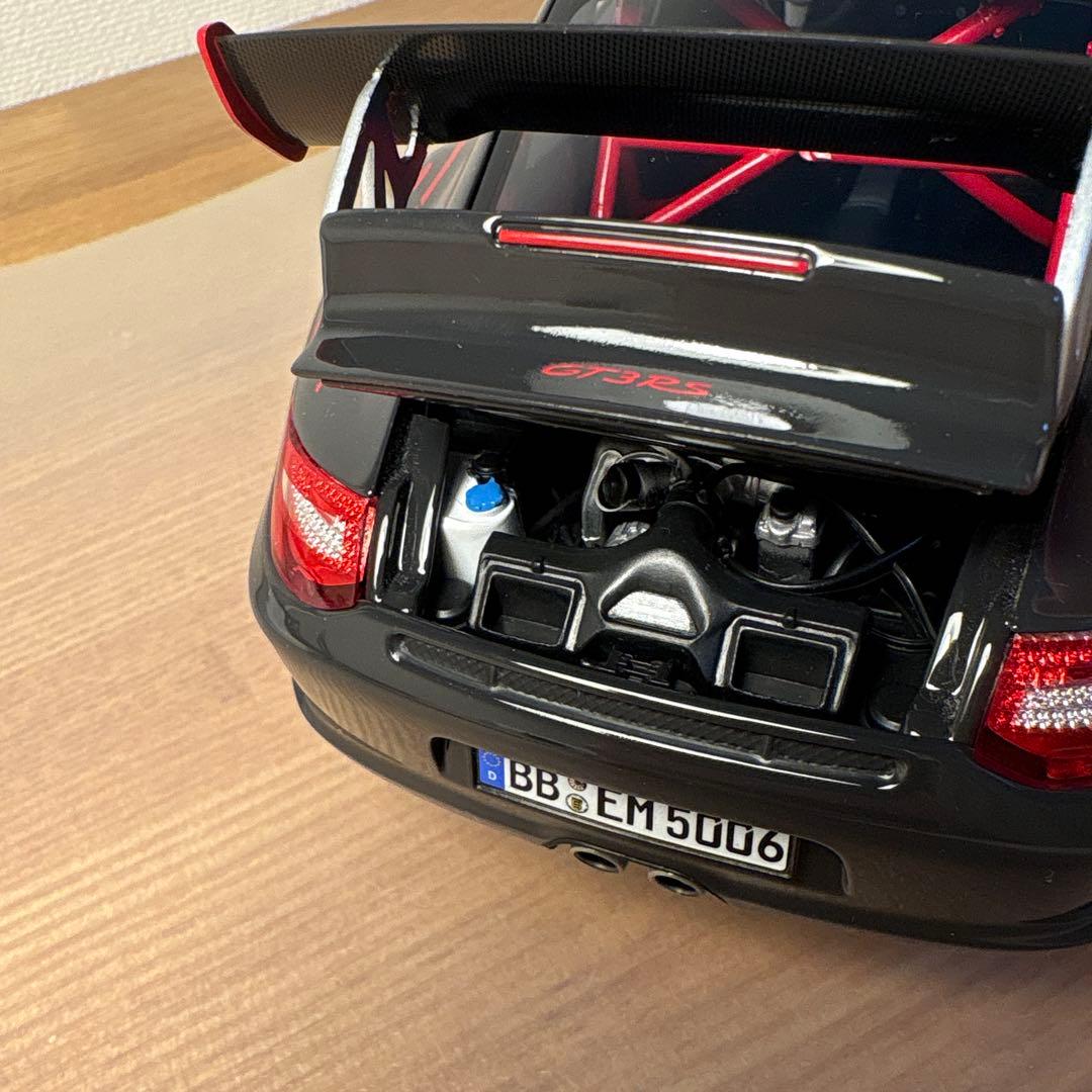 porsche ポルシェ　911 gt3 rs 1/18 ミニカー　グレー