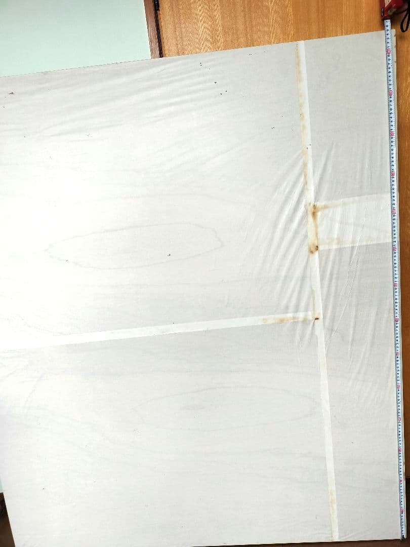 木製パネル　紙・キャンバス・布張りに　作品掲示