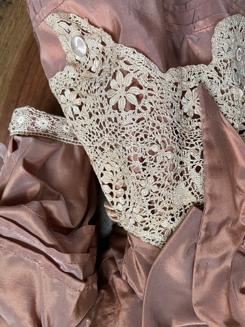 期間限定価格❣️˚✧₊⁎ ♡シルク ドールドレス & ボネ♡ドールドレス⁎⁺˳✧༚