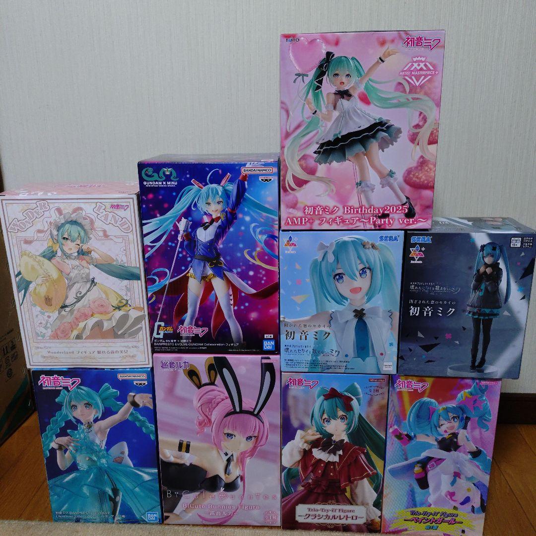 初音ミク フィギュア 9個　プロセカ　ガンダム　巡音ルカ