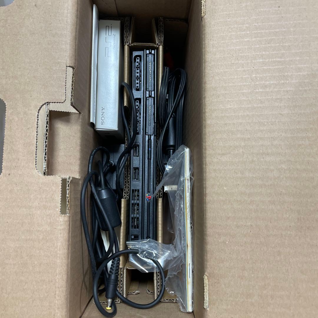 PS2 黒 SCPH-70000 本体 縦置スタンド ドラゴンボール他