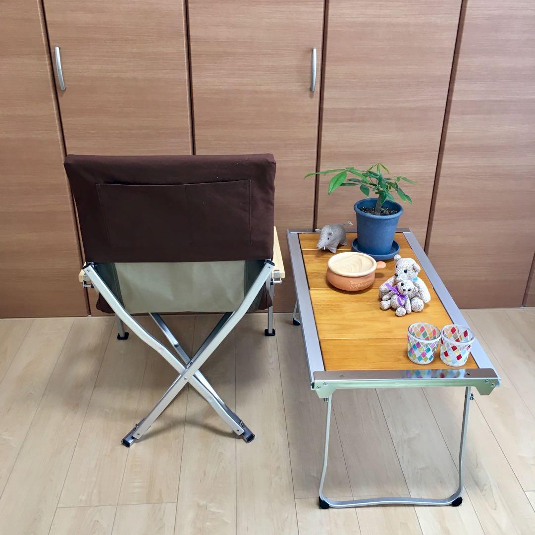 ブラウン 2枚組 ポケットあり フルセット ローチェア30用 10号帆布カバー