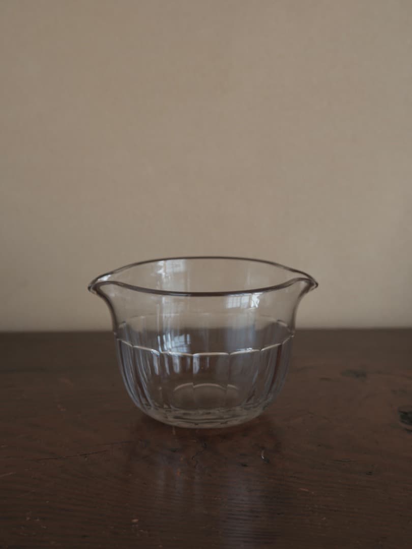 ギヤマン　杯洗　ガラス工芸　酒道具　茶道具　共箱　古道具　Q1834