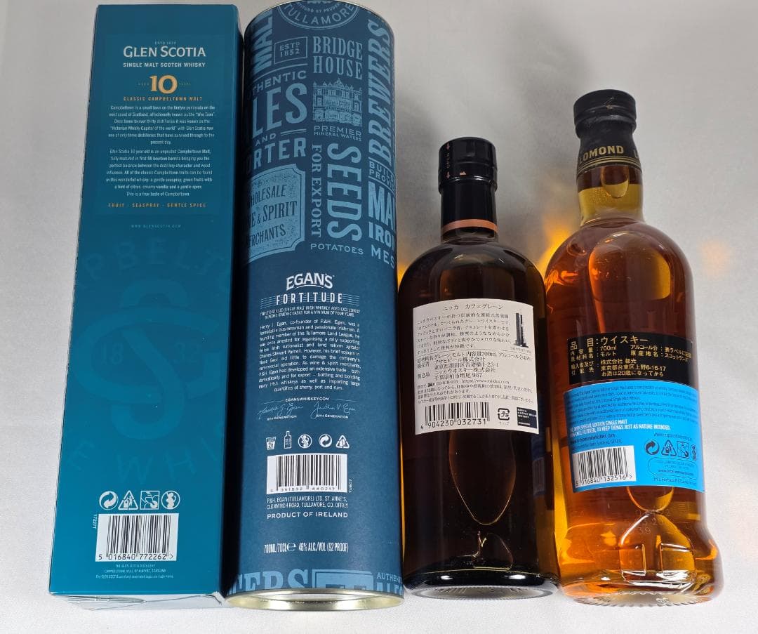 新品未開封　グレンスコシア10年イーガンズ カフェグレーン ロッホローモンド