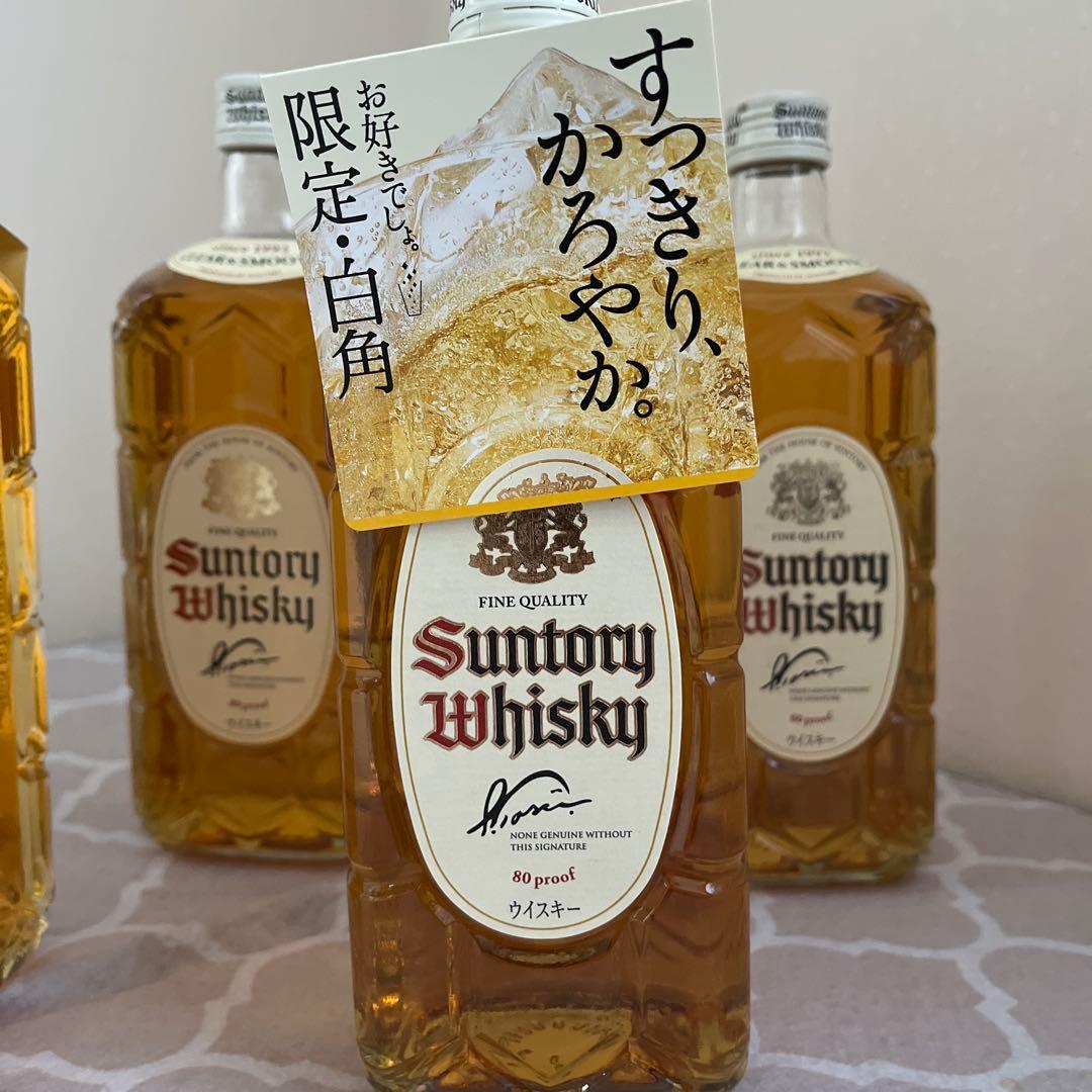 【限定品】サントリーウイスキー 700ml 【白角】4本セット