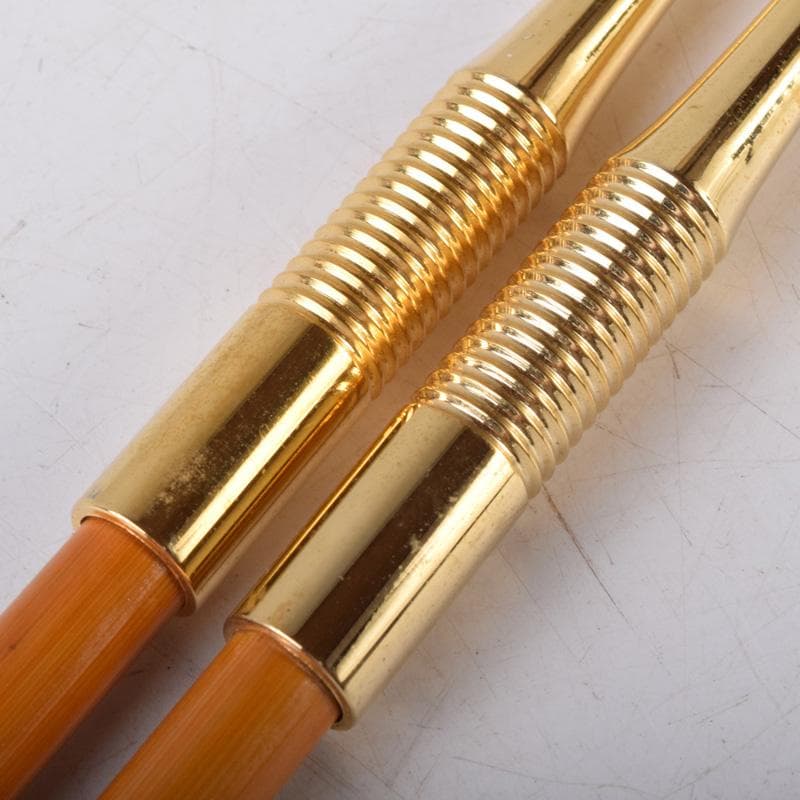 金工師　木村清斎作　而妙斎好　煙管　一對　共布共箱　C　7787