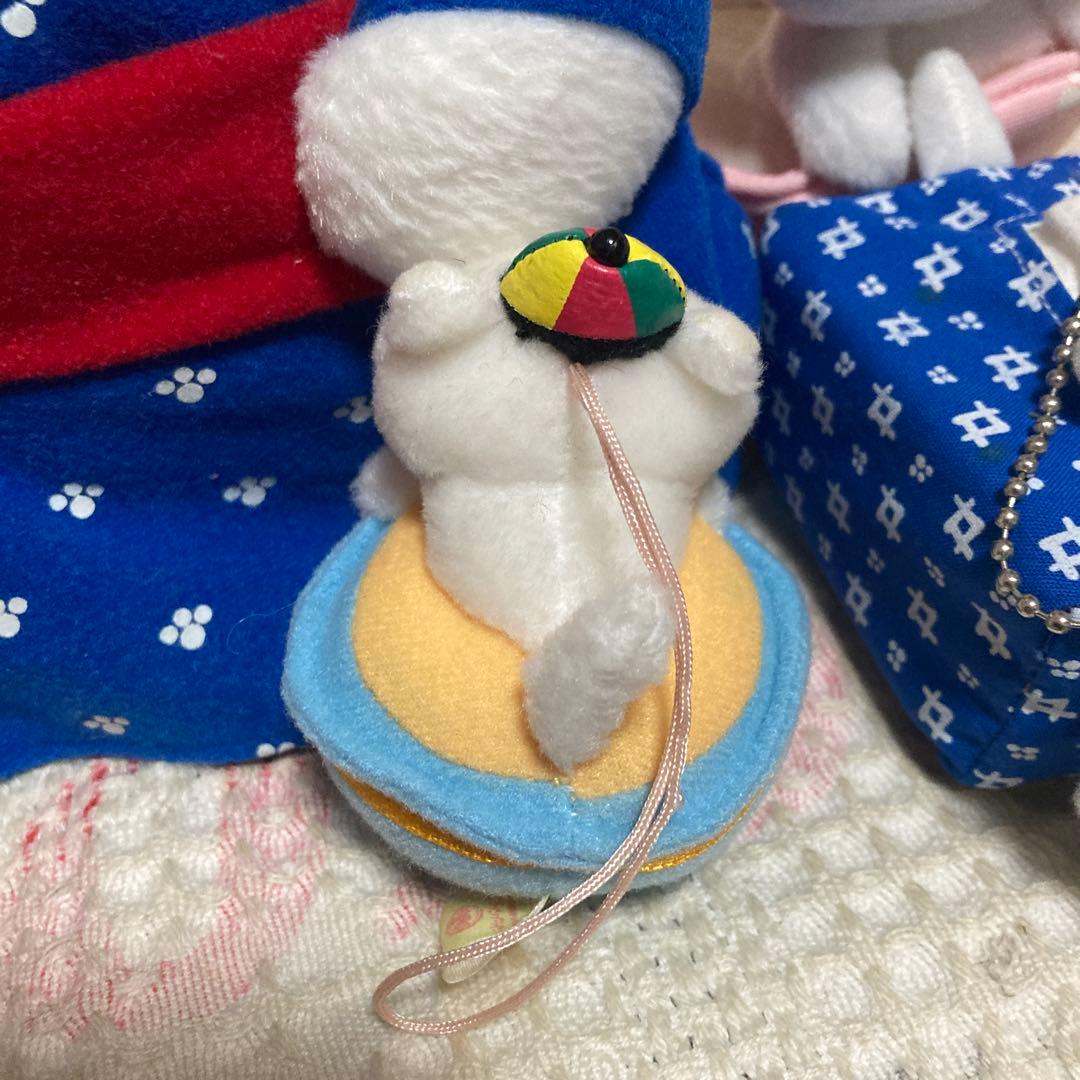 にゃんにゃんにゃんこ　にゃんこ温泉　おかみ　ぬいぐるみ　他3こセット　中古品